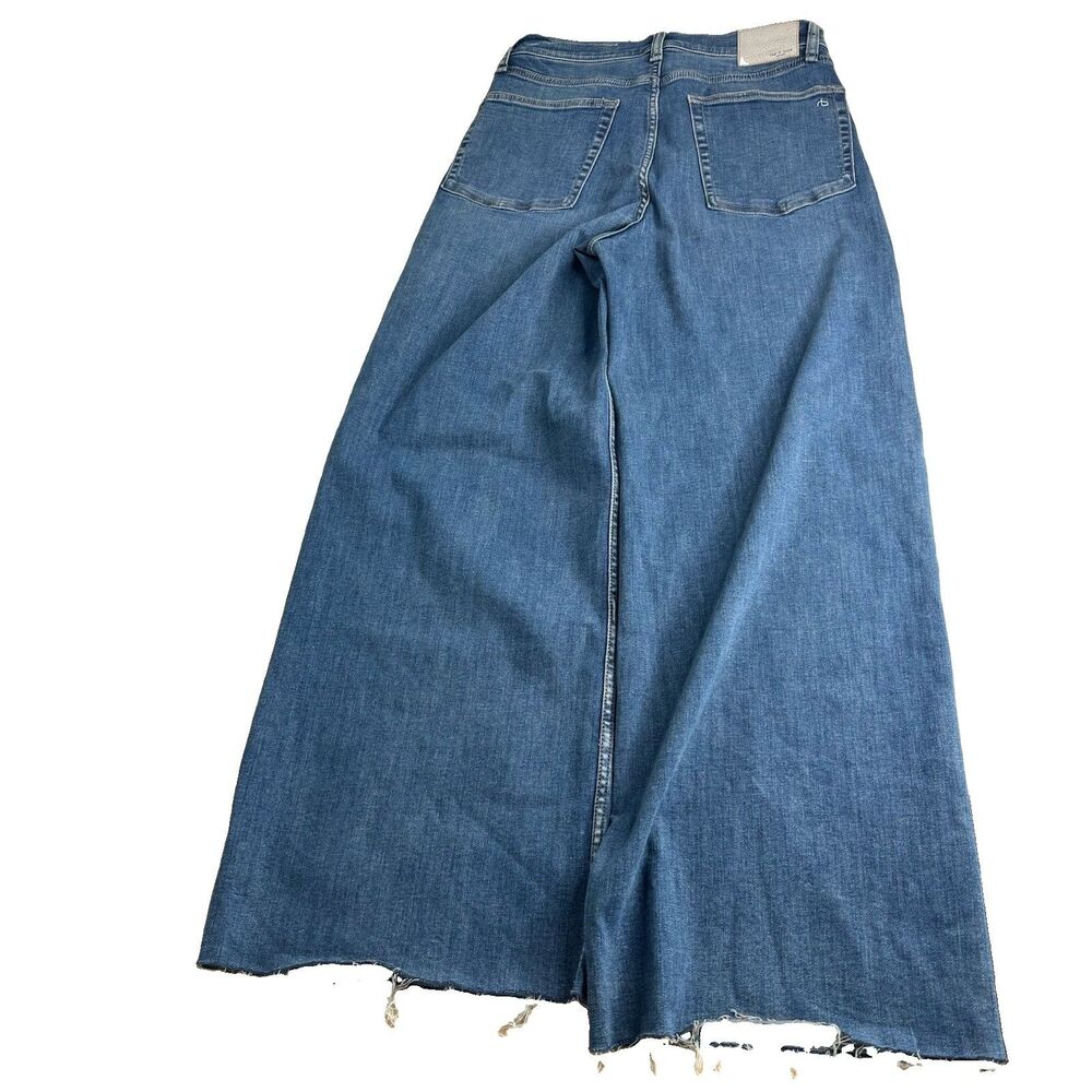 rag & bone SOFIE High Rise Ultra Wide Leg Jeans Womens 29 - Picture 3 of 9